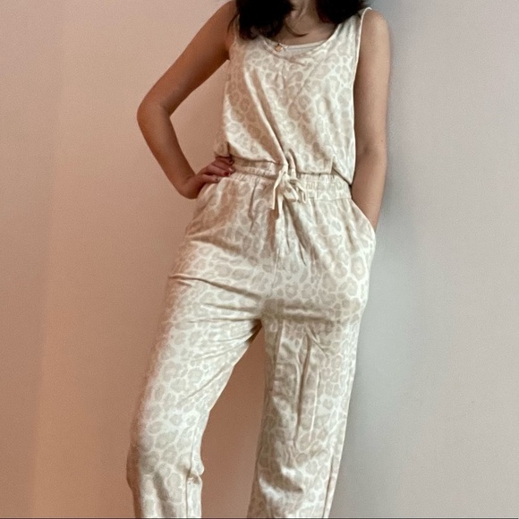 NWT Splendid jumpsuit leopard  print - M - Picture 3 of 9